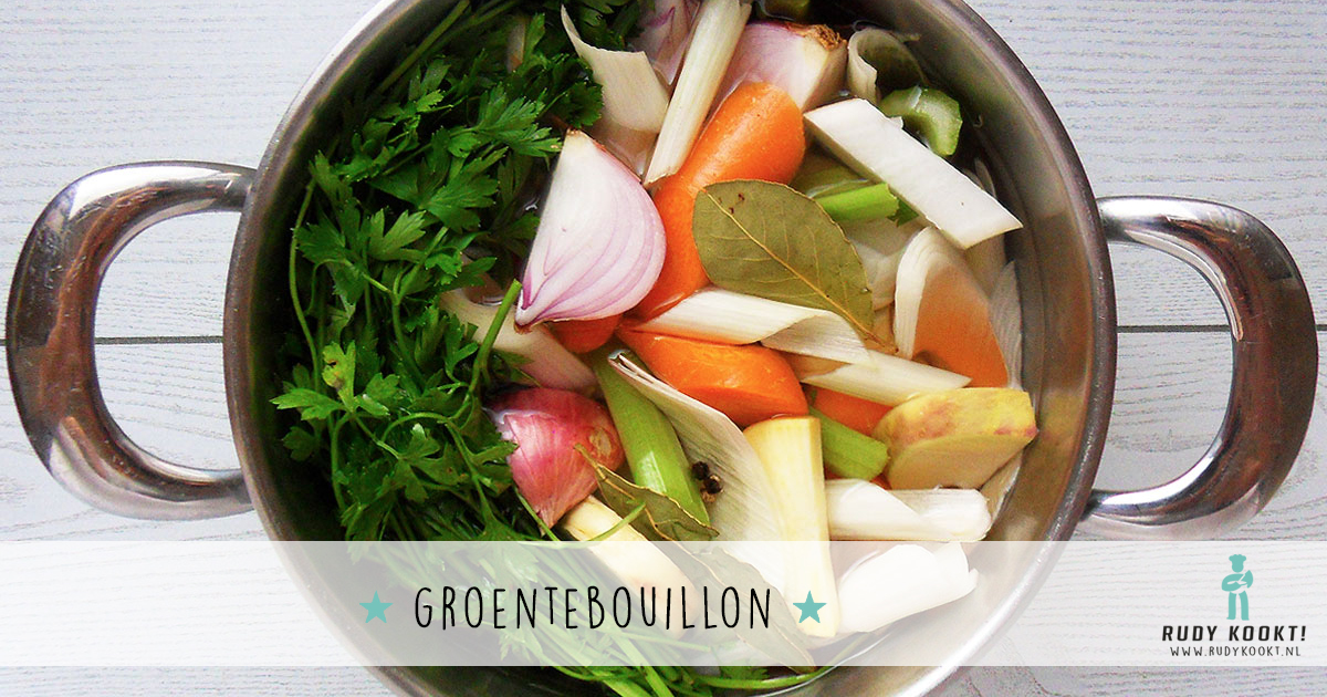 Groentebouillon recept Rudy Kookt!